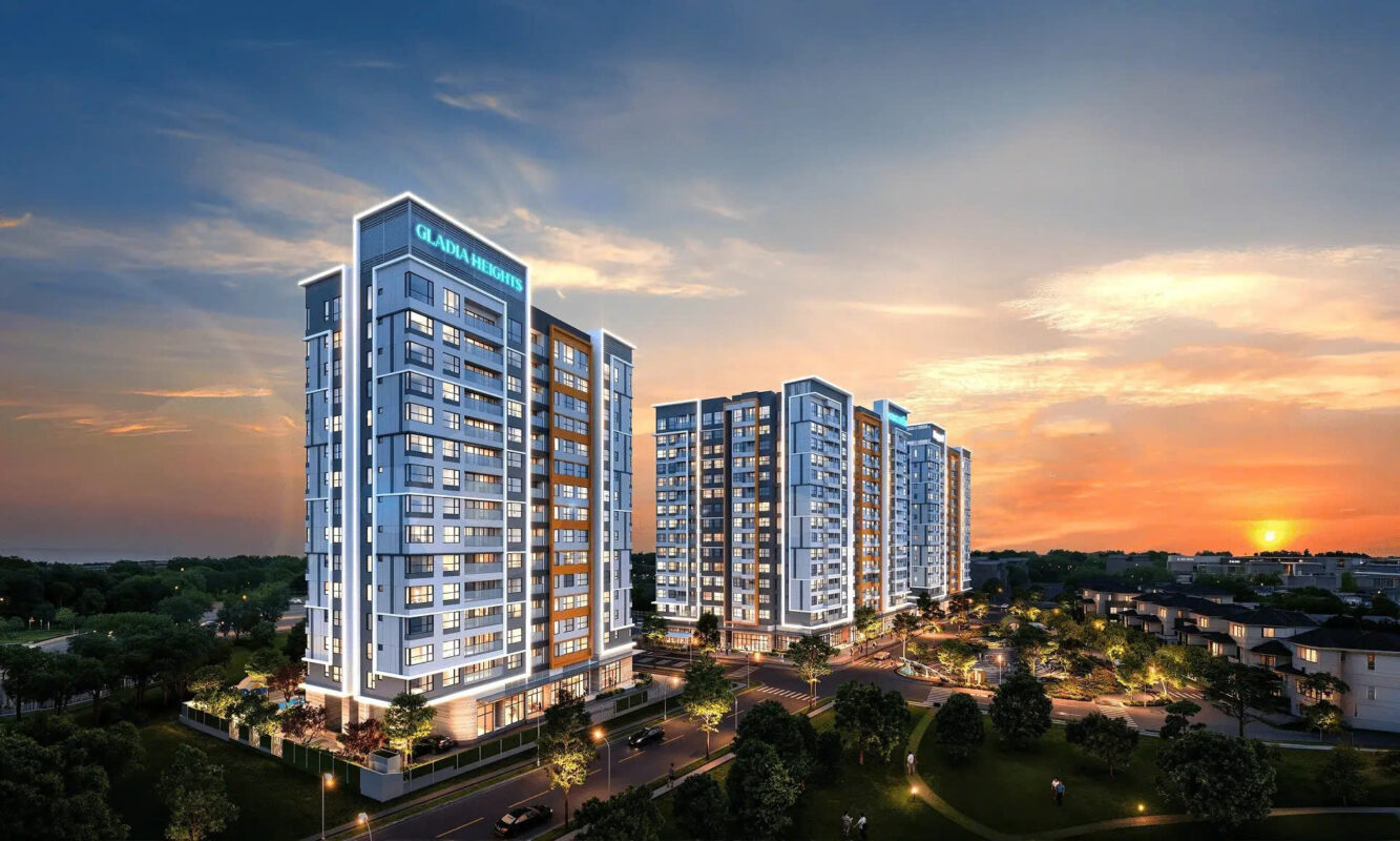 phoi canh dem can ho gladia heights khang dien keppel lan quan 2